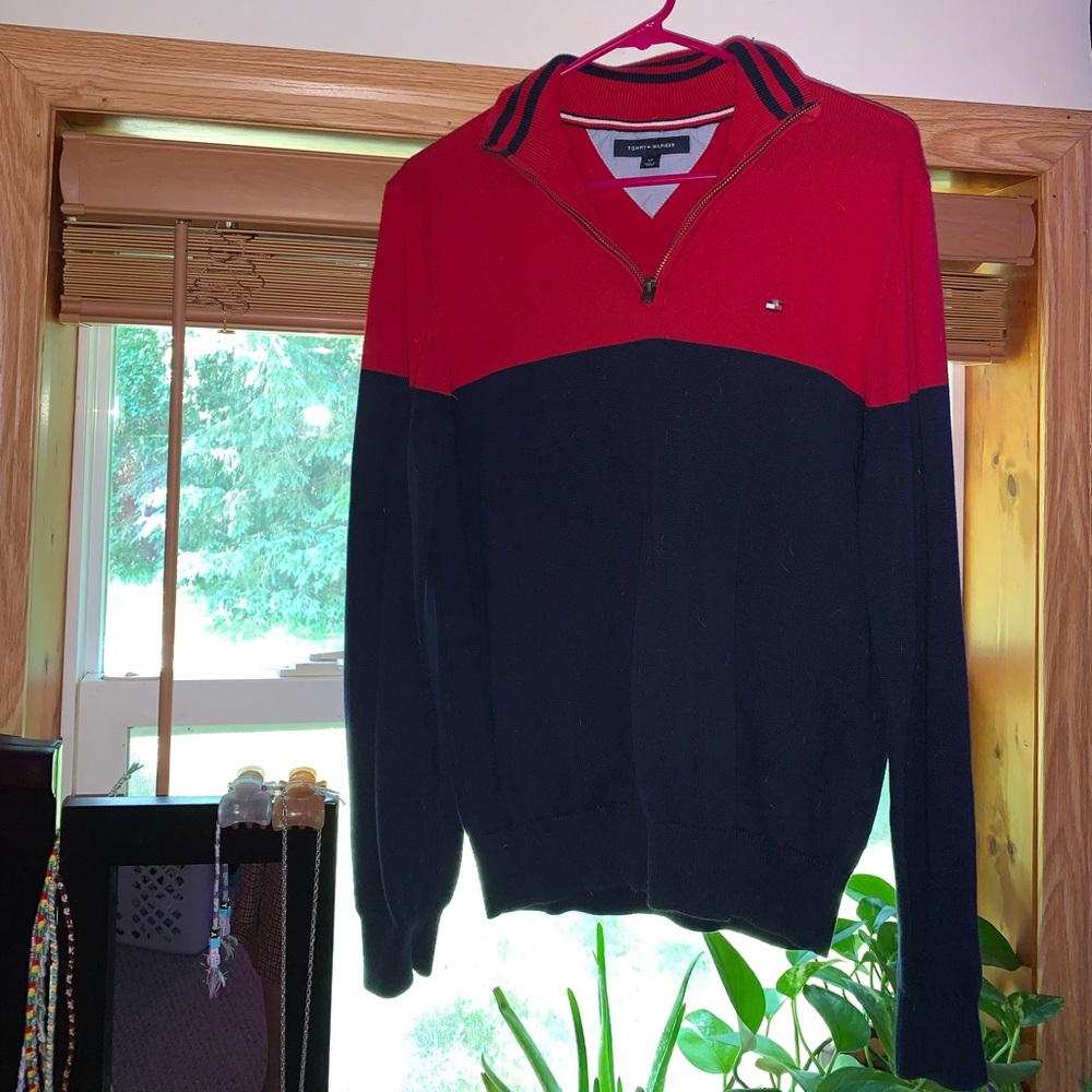 Tommy Hilfiger Half-Zip Sweater, Men’s Small